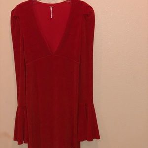 Free People Deep V Dress